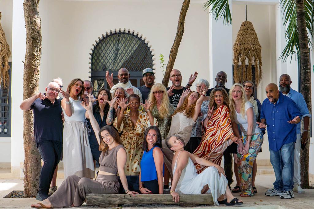 HOLY SHIFT retreat group silly photo